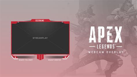 Apex Legends Webcam Overlay Streamplay Graphics