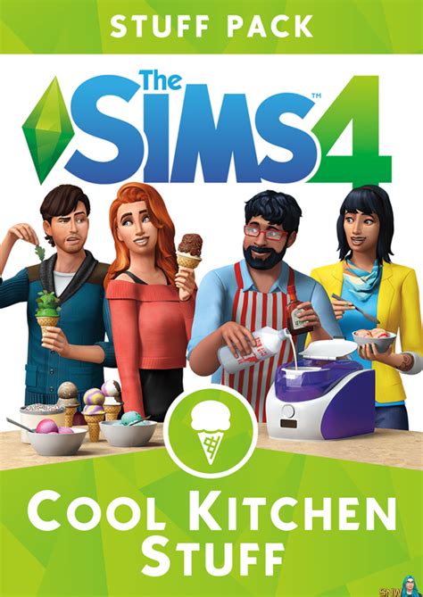 The Sims 4 Cool Kitchen Stuff Snw