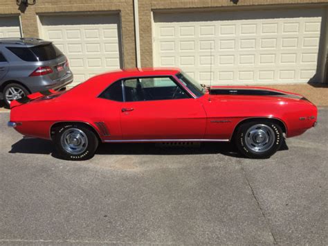 1969 Garnet Red Z28 Rally Sport Camaro 302 4 Sp For Sale Photos