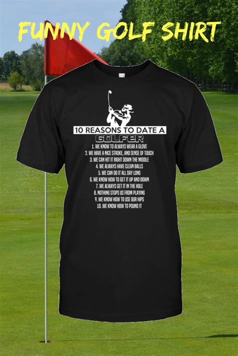 Funny Golf Shirt Date A Golfer Funny Golf Shirts Golf Humor Golf