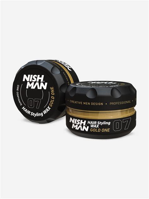 buy hair styling wax gold one gloss look 150 ml for men online at best price nishman