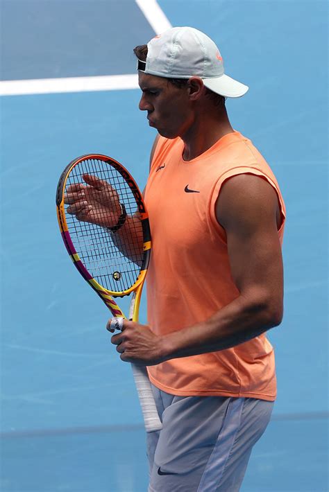 I don't think about that now. Australian Open 2021: Sunday practice photos - Rafael ...