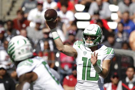 Bo Nix Throws 95 Yard Pick 6 To Put Oregon In First Half Hole Against