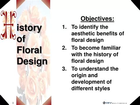 Ppt Istory Of Floral Design Powerpoint Presentation Free Download