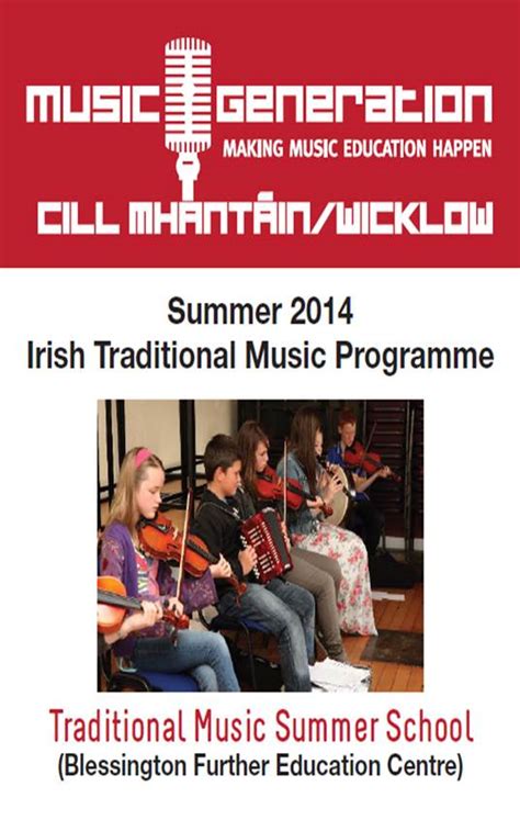 Music Generation Wicklow Traditional Music Summer School 2014 Music