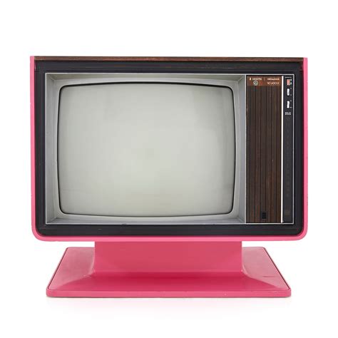 Large Pink Zenith Television Console - Modernica Props