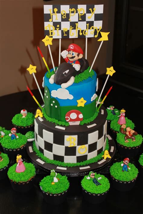 Mario Kart Cake - Version 2 - CakeCentral.com