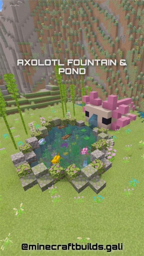 Minecraft Axolotl Enclosure