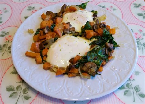 Sweet Potato And Egg Breakfast Skillet