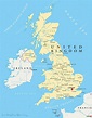Reino Unido mapa político Stock Vector by ©Furian 47794189