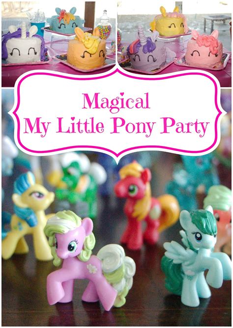 How To Throw A Magical My Little Pony Party Life With Moore Babies