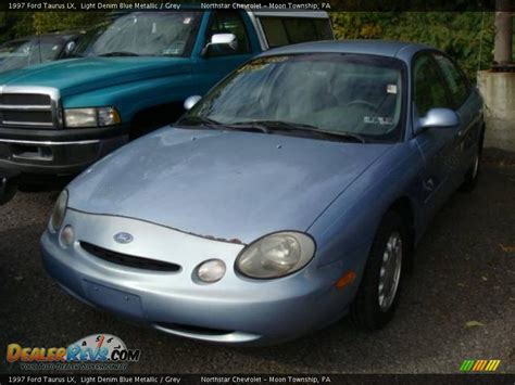 1997 Ford Taurus Lx Light Denim Blue Metallic Grey Photo 4