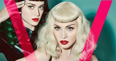 Madonna And Katy Perry Para V Magazine