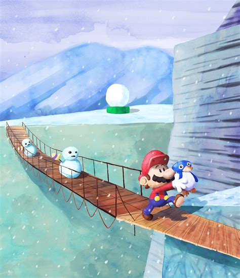Wallpaper Super Mario 64 Background