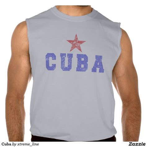 Cuba Sleeveless T-shirt | Sleeveless tshirt, Tops, Sleeveless