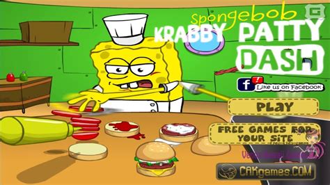 Spongebob Squarepants Patty Dash Games For Kids Gry Dla