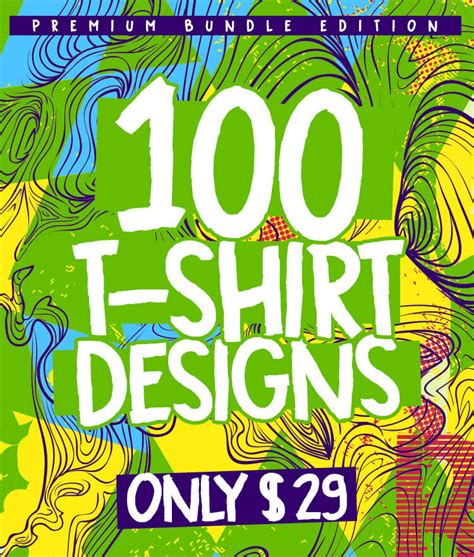 100 Premium T Shirt Designs Graphic Design Bundle Deals Graphicloot