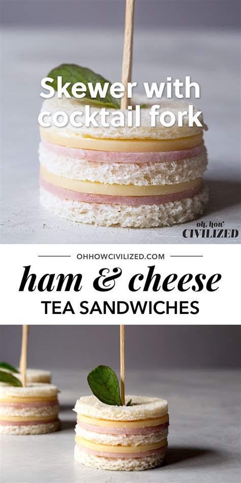 Delicious Ham And Cheese Tea Sandwiches Made Easy Artofit