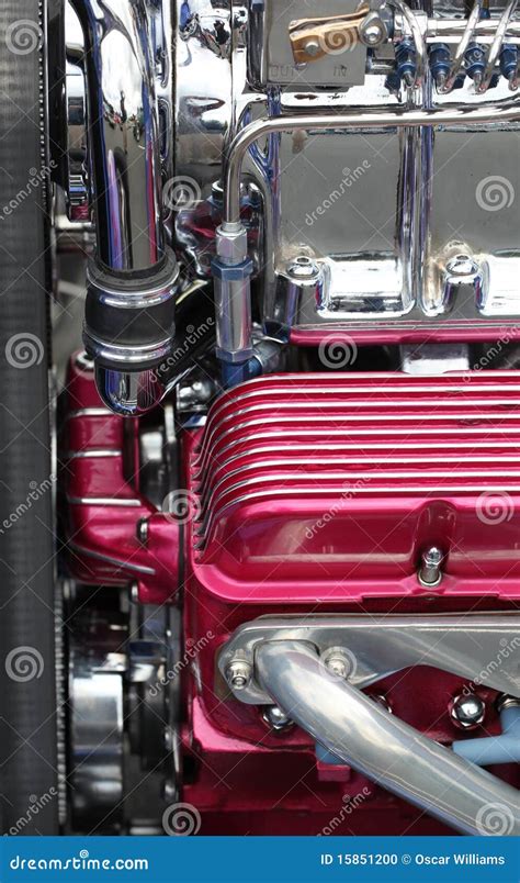 Classic Car Engine Stock Photo Image Of Transportation 15851200