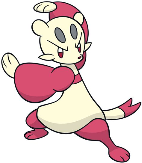 Mienfoo Official Artwork Gallery Pokémon Database