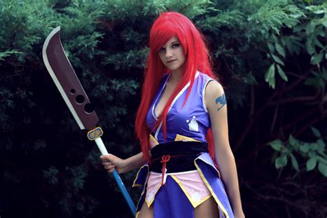 Erza Scarlet Robe Of Yuen Fairy Tail Cosplay By Anitramnoriko On