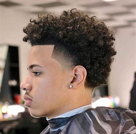 African American Teenage Boys With Curls Taper Fade Curly Hair Taper