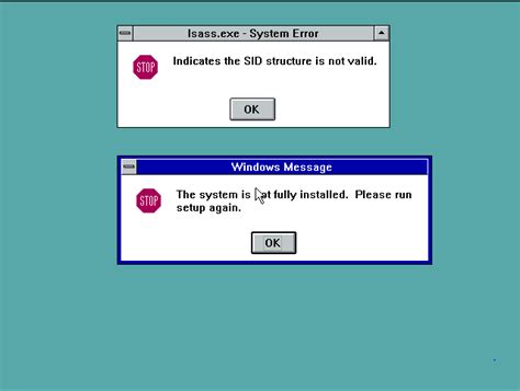 View Topic Windows Nt 31 Build 438 The System Is Not Fully