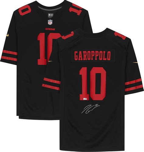 Jimmy Garoppolo San Francisco 49ers Autographed Black Nike Game Jersey