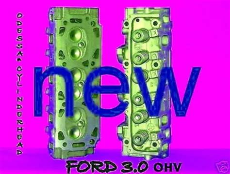 2 New Pair Ford Ranger Taurus Sable 30 Ohv Cylinder Heads 8mm 86 99 No