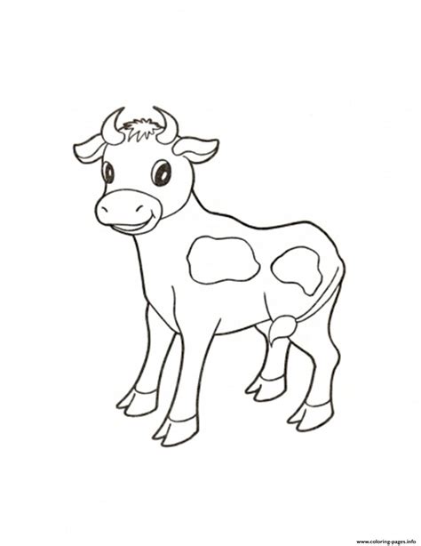 Print Cute Calf Farm Animal S32ee Coloring Pages Farm Animal Coloring