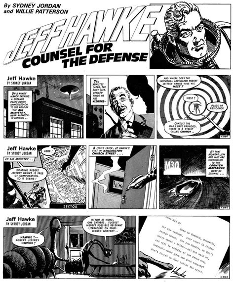 Hairy Green Eyeball 3 Jeff Hawke — British Science Fiction Comic Strip British Science