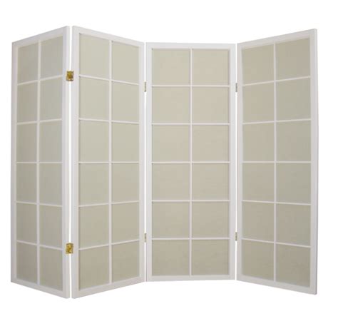 Japanese Room Divider 4 Panels W180xh130cm Privacy Screen Shoji Rice