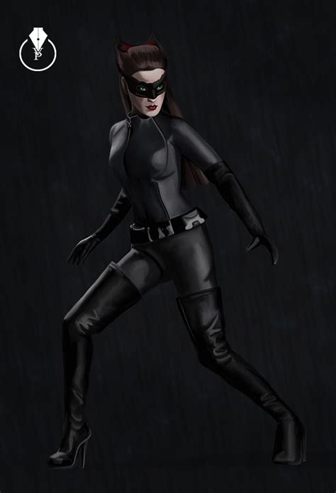 Catwoman Painted In Adobe Photoshop Cc Victoria Pavlov Digital Imaging