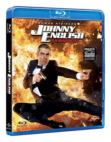 Johnny English La Rinascita Italia Blu Ray Amazones Gillian Anderson Rowan Atkinson
