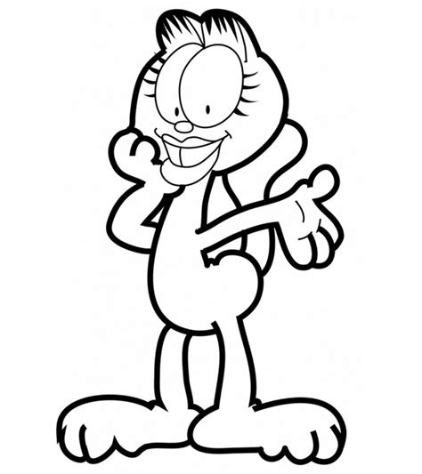 Garfield And Odie Coloring Coloring Pages