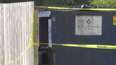Police Rope Off Dumpsters After Body Found In Northwest Houston Apartment Complex