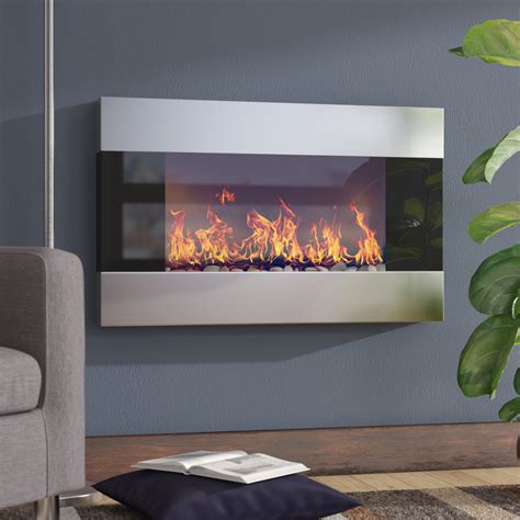 Wrought Studio Allmar 36 W Electric Fireplace And Reviews Wayfair