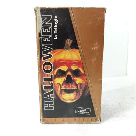 Coffret Vhs Cassette Halloween La Trilogie Digital Master John