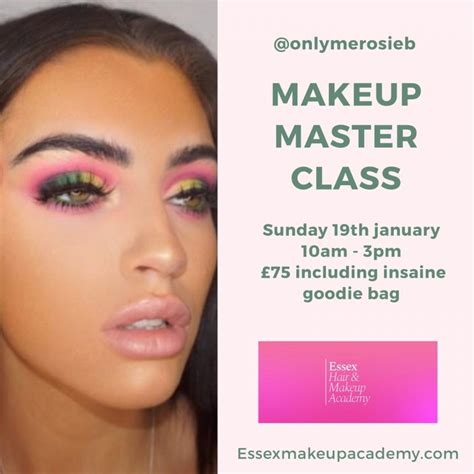 Rosie B Makeup Master Class Sunday 19th January Essex Hair And Makeup Academy