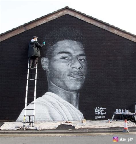Manchester united star rashford missed team's third kick from the spot after euros final. Brilliant Marcus Rashford mural art appears in Manchester ...
