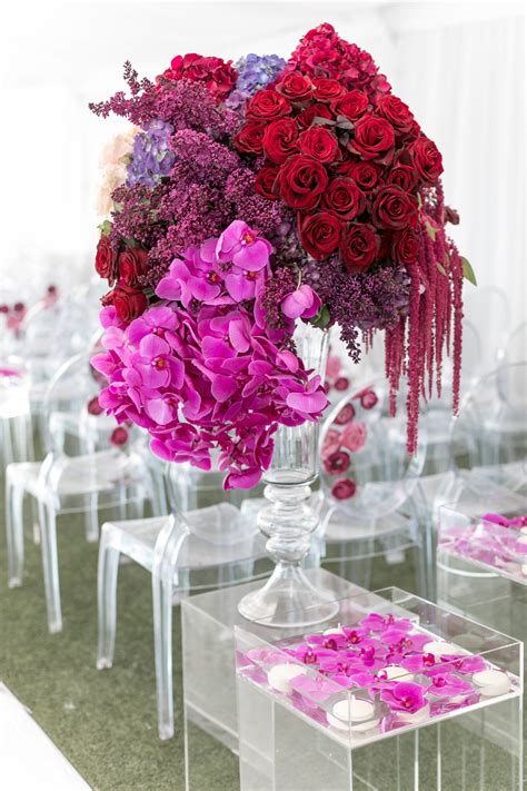 Elegant Floral Filled Fuchsia Wedding Revelry Event Designers