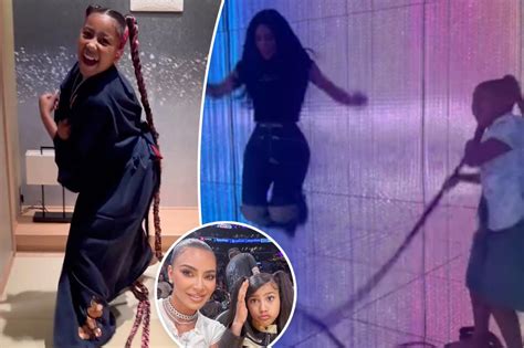 Kim Kardashian Jumps Rope With Norths Insanely Long Braids Fans Fear