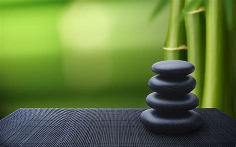 hd wallpaper green bamboo grass water stones spa zen zen like balance wallpaper flare