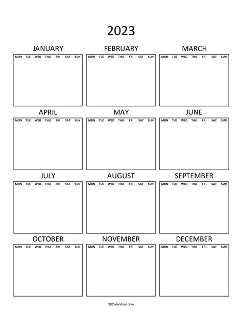 Fillable 2023 Calendar Word Printable Calendar 2023