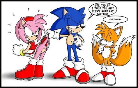 Sonic The Perv He Really My Friend I Just Wanted To Add This Pic Knuckles Sonic And Shadow