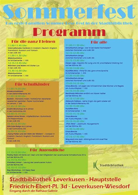 Check spelling or type a new query. Leverkusen, Bild: Sommerfest, Programm