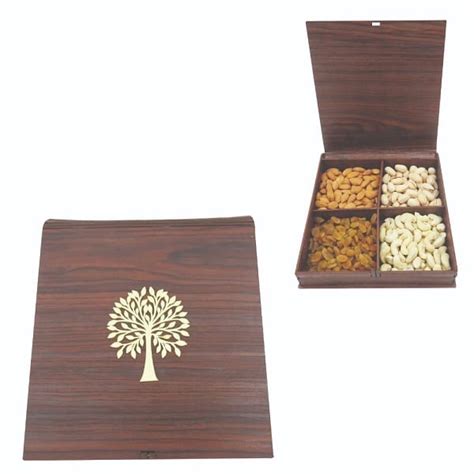 Wooden Dry Fruit T Box Tree Printed Buy Online Mrkool