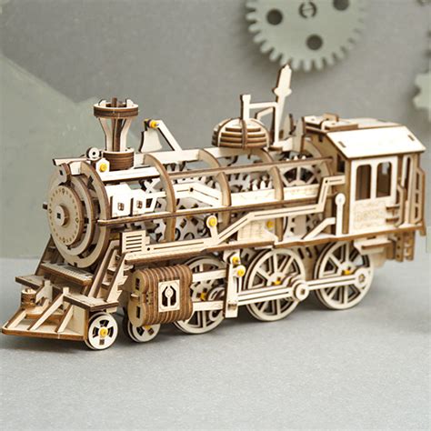 3d Steam Locomotive Model Kit Leones Marvelous Items