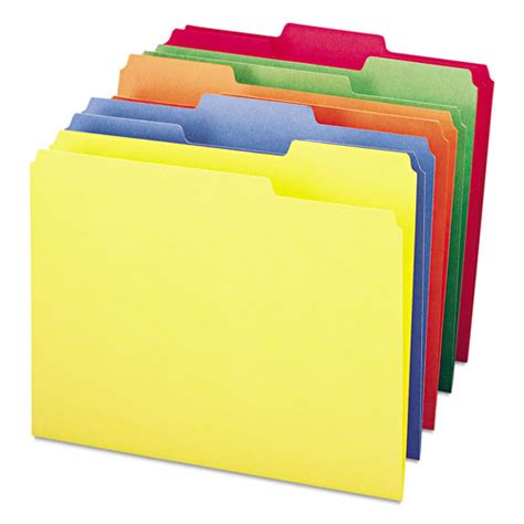 Smead Colored File Folders 13 Cut Tabs Letter Size Assorted 100