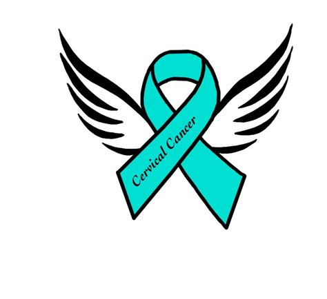 Cervical Cancer Seconds Awareness Ribbon Etsy